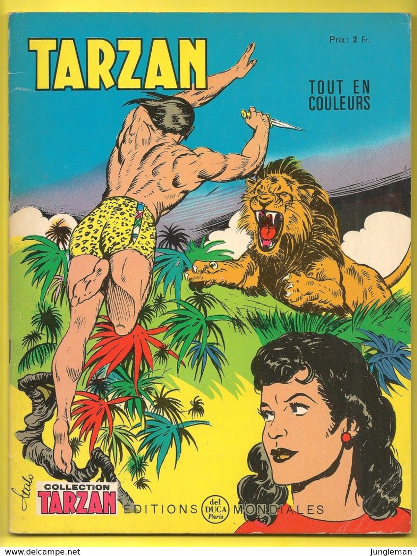 Tarzan N°31 - Tout En Couleurs - Dessins Burne Hogarth & Rubimor- Editions Mondiales - Del Duca à Paris - 1968 - BE - Tarzan
