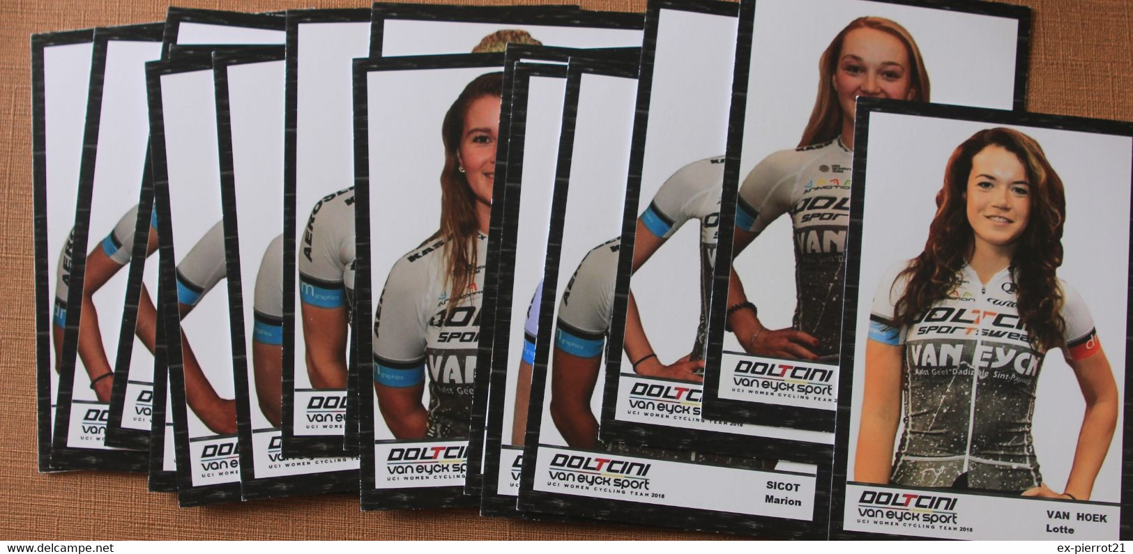 Cyclisme  Equipe  Féminine :  Doltcini Van Eyck Sport 2018, 15 Cartes - Cycling