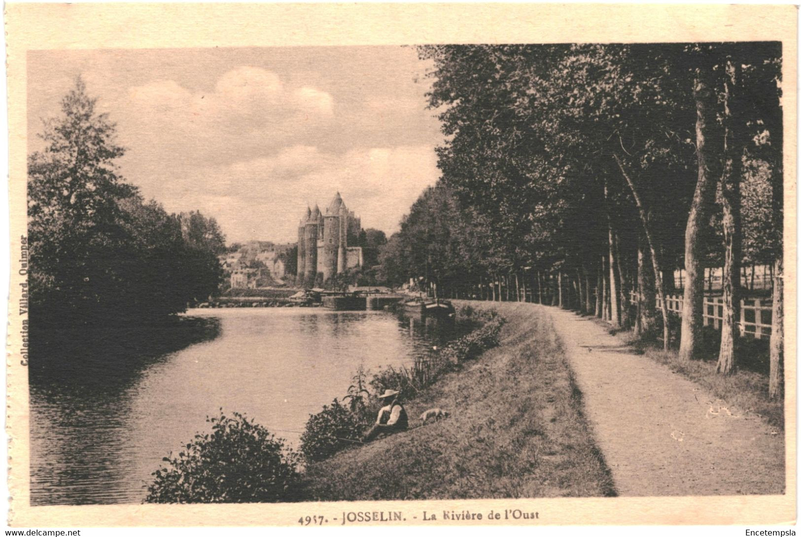 CPA Carte Postale France- Josselin- Rivière De L'Oust   VM46360 - Josselin