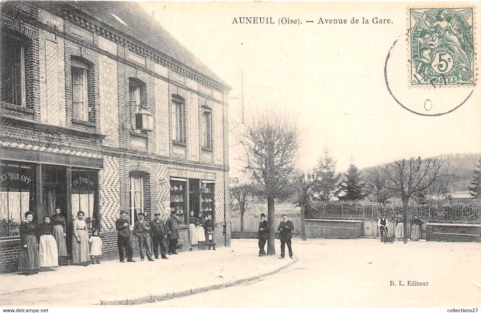 60-AUNEUIL- AVENUE DE LA GARE - Auneuil
