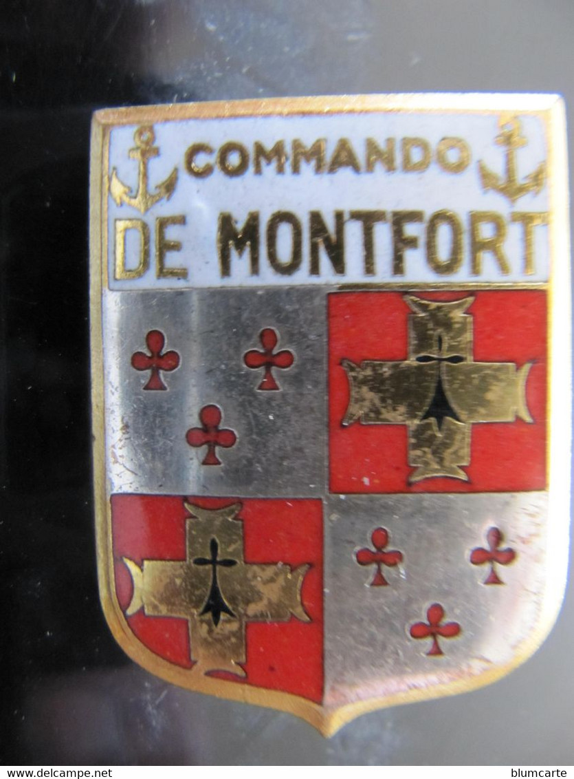 INSIGNE - COMMANDO DE MONTFORT - AUGIS à LYON - Marine