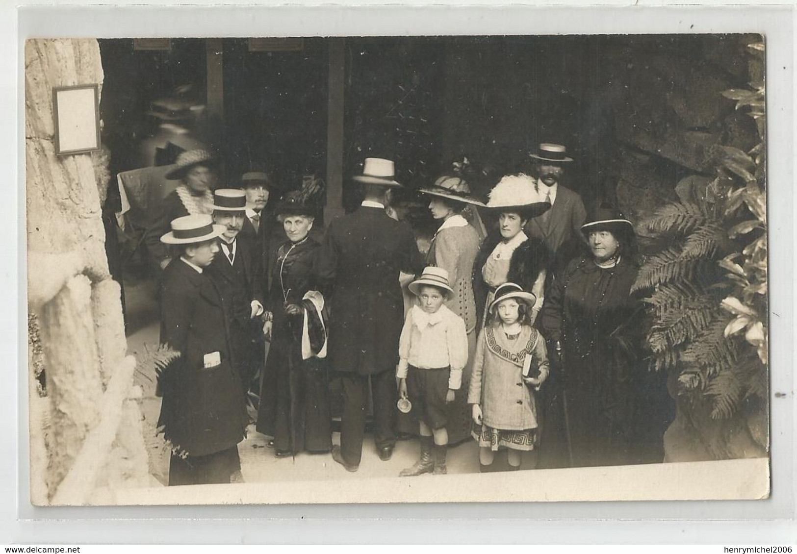 63 Le Puy De Dome Chatel Guyon Carte Photo De Spinetta  Groupe Personne Dont Femme Veuve - Châtel-Guyon