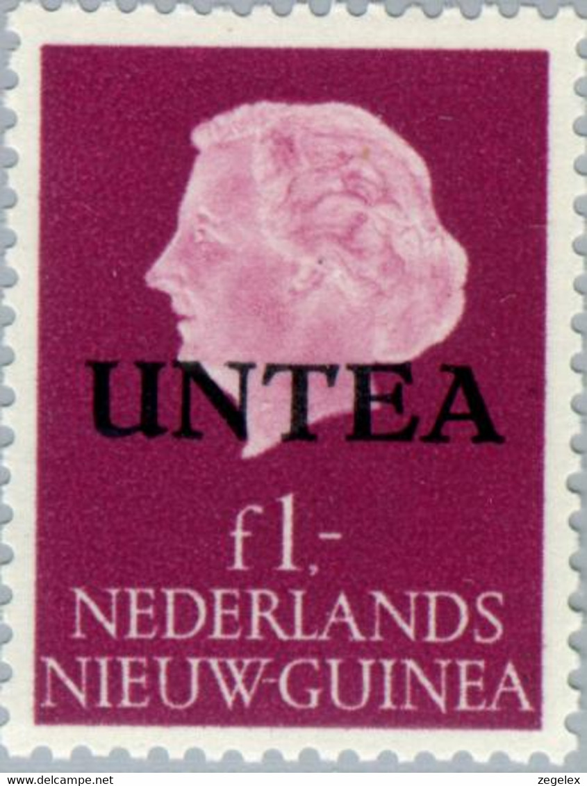 Nederlands Nieuw Guinea 1962 1 Gld UNTEA Surcharge, MNH**, Luxe Postfris - Niederländisch-Neuguinea