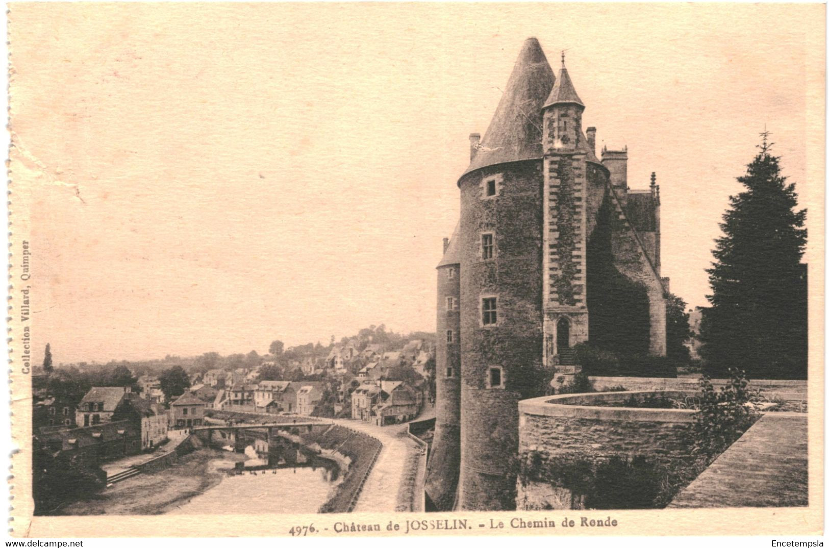 CPA Carte Postale France- Josselin- Château Chemin De Ronde     VM46362 - Josselin