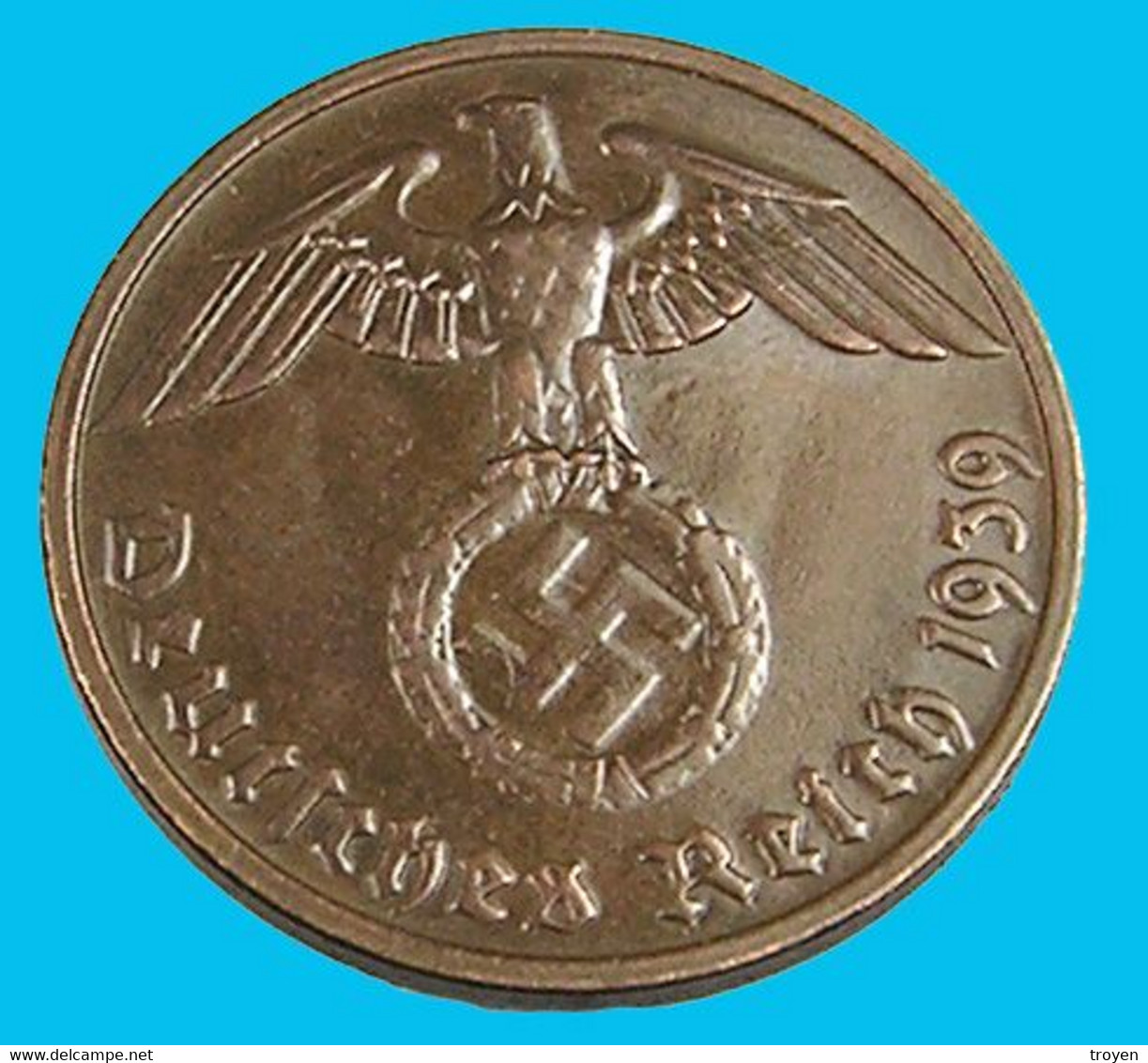 2 Reichspfenning - Allemagne - Bronze - 1939 G - TTB + - - 2 Rentenpfennig & 2 Reichspfennig