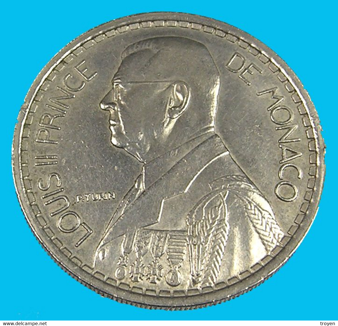 20 Francs - Monaco - 1947 - Cu.Ni - TB + - - 1922-1949 Louis II.