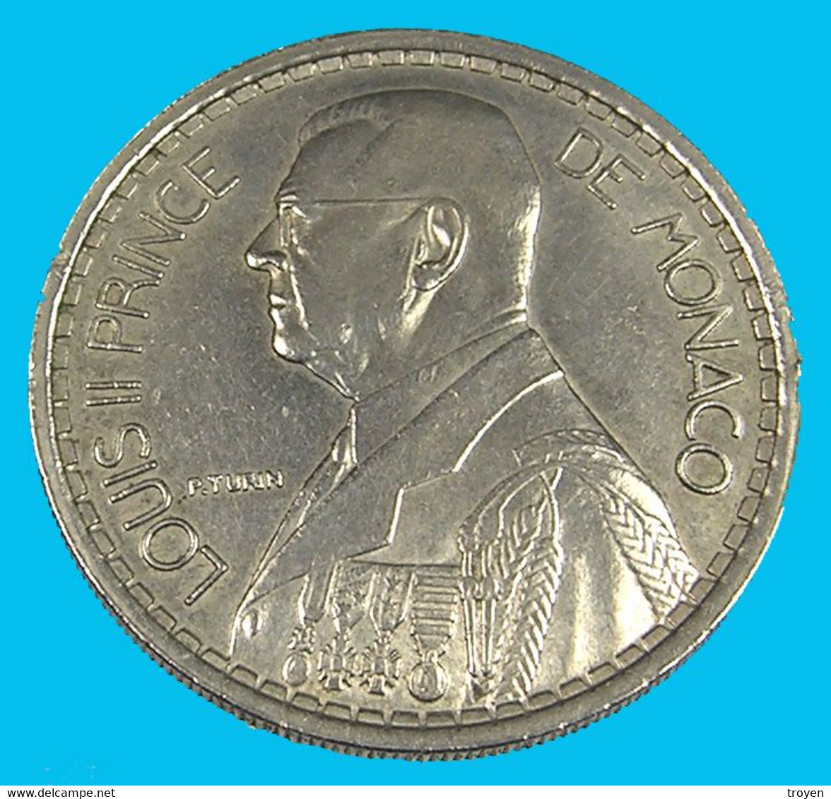 20 Francs - Monaco - 1947 - Cu.Ni - TB + - - 1922-1949 Louis II
