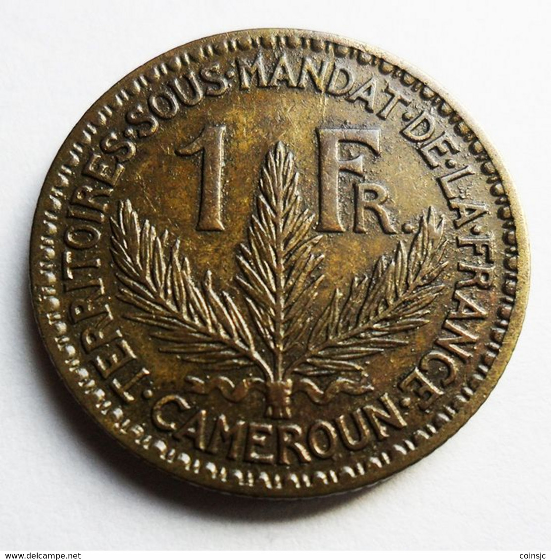 CAMEROON  - 1 FRANC - 1926 - Cameroon