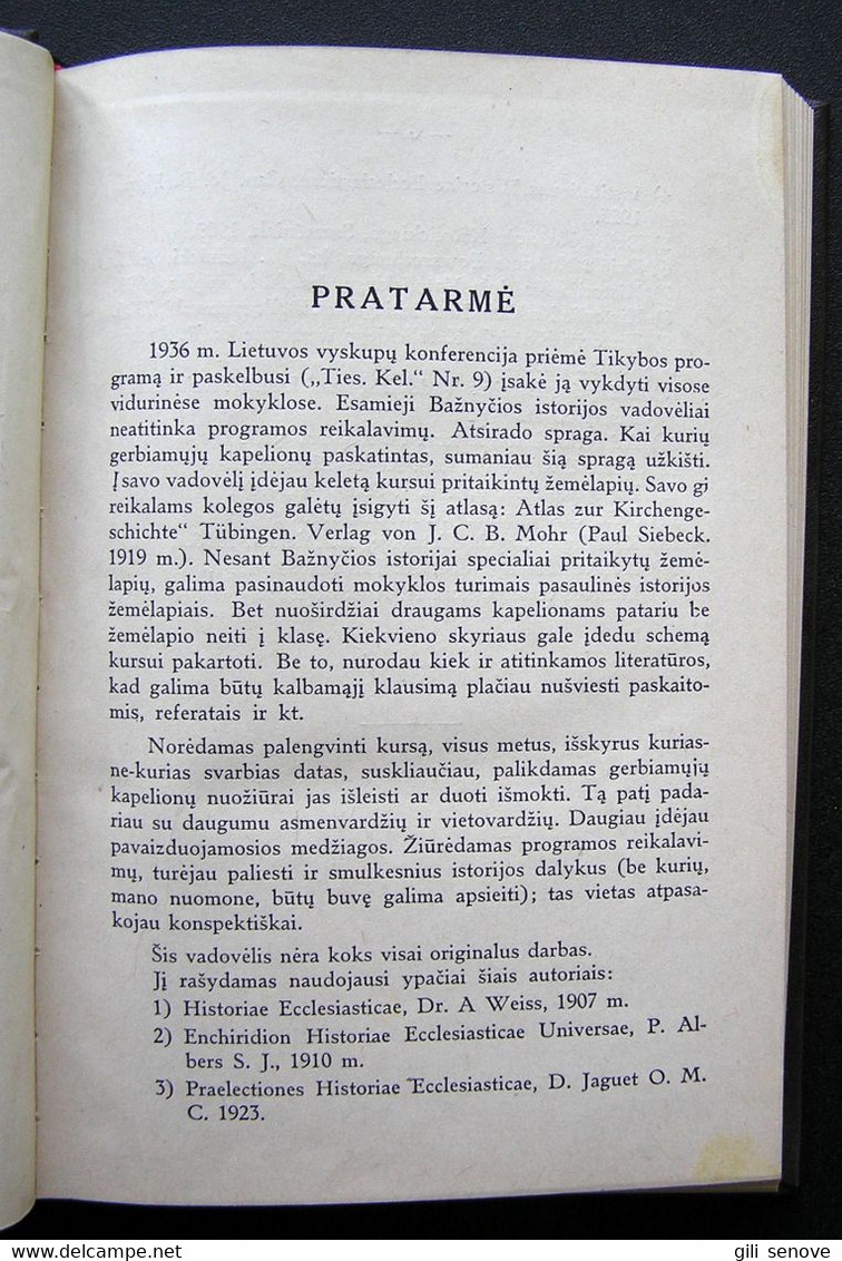 Lithuanian Book / Bažnyčios Praeitis Vaitiekaitis 1938 - Livres Anciens