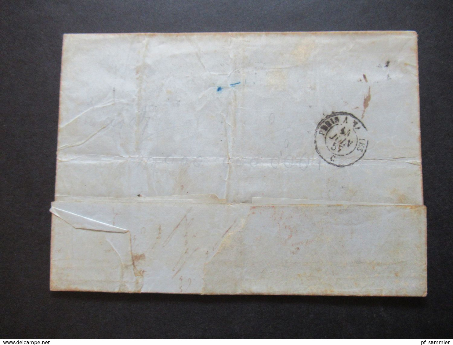 AD 1857 Ra3 Berlin Stadtpostexp. I Und K2 Prusse Valenciennes / Roter Ra1 PR.3R. Muster Ohne Wert!! Warenprobe - Covers & Documents