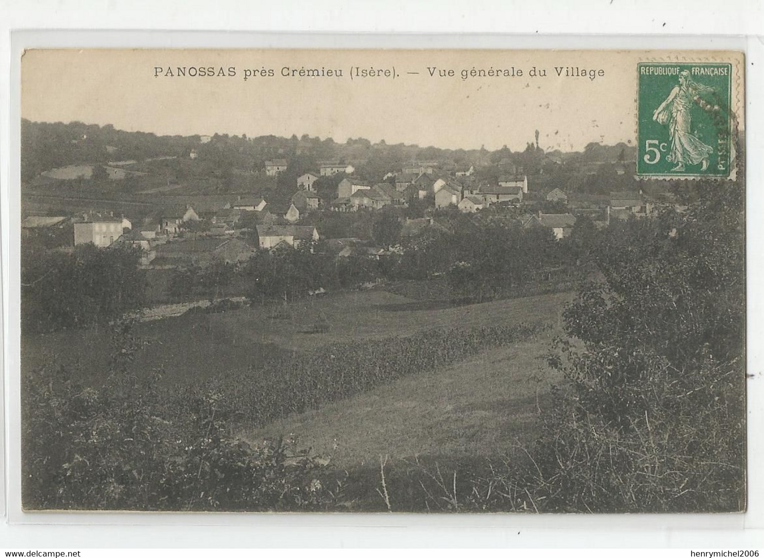 38 Isère Panossas Près Crémieu Vue Générale Du Village - Crémieu