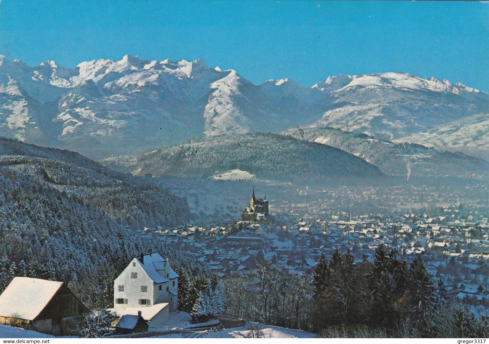 A9583) RANKWEIL Gegen Die Schweizer Berge Vorarlberg - Stark Verschneite Ansicht - TOP - Rankweil