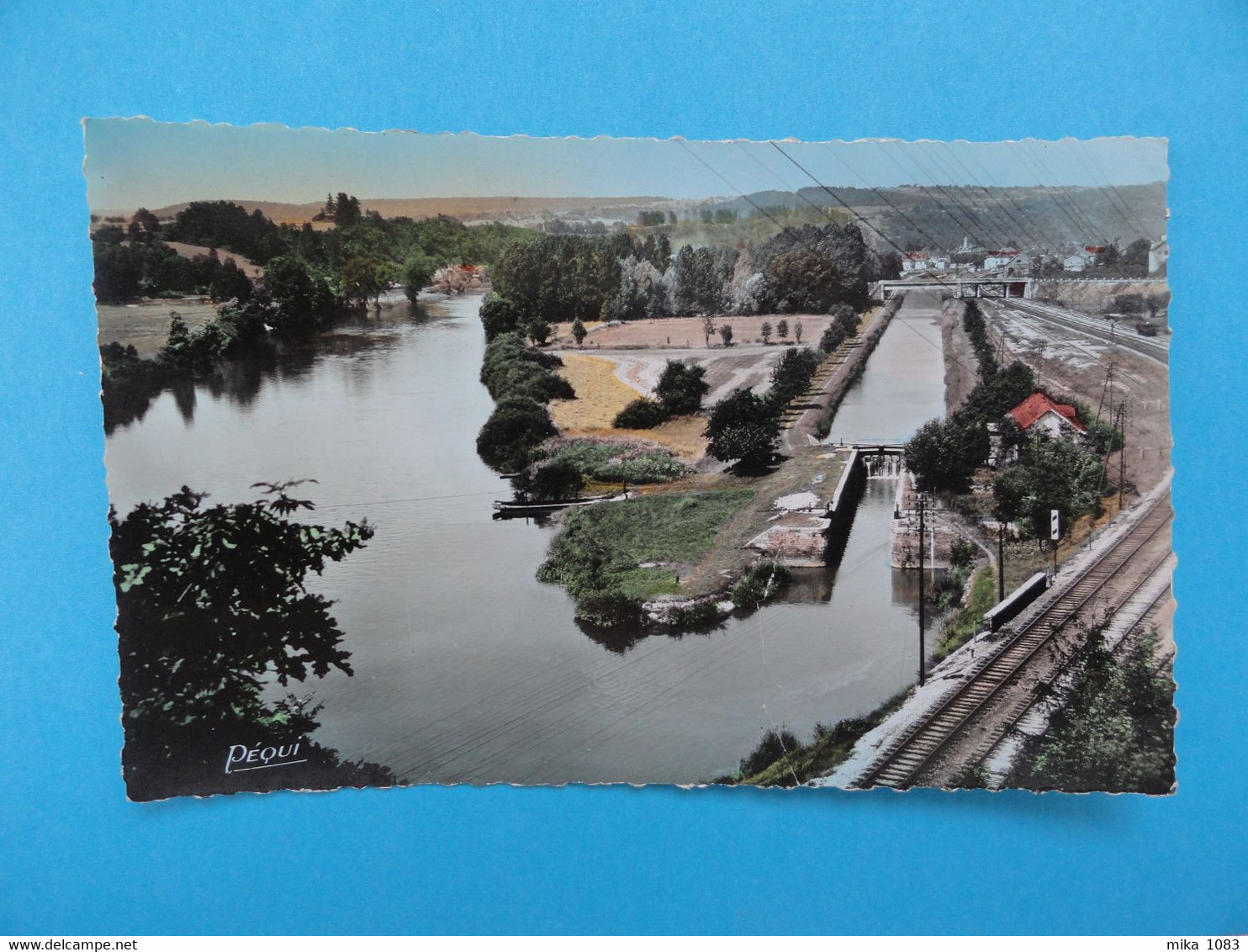 25 - L'Isle Sur Le Doubs - Le Doubs Et Le Canal Avec écluse - Isle Sur Le Doubs