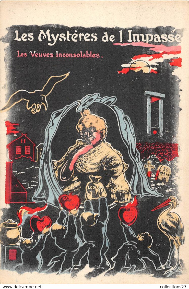 LES MYSTÈRES DE L'IMPASSE  LES VEUVES INCONSOLABLES - 1900-1949