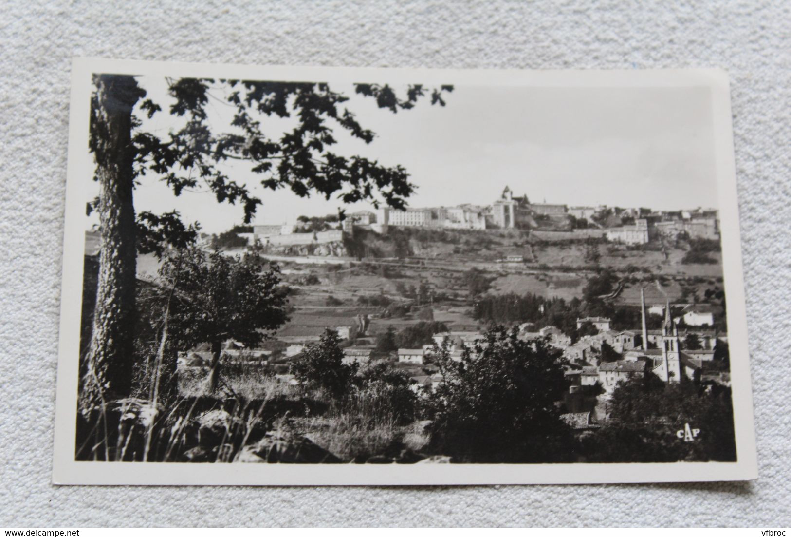 H965, Cpsm, Aubenas, Vue Générale, Ardèche 07 - Aubenas