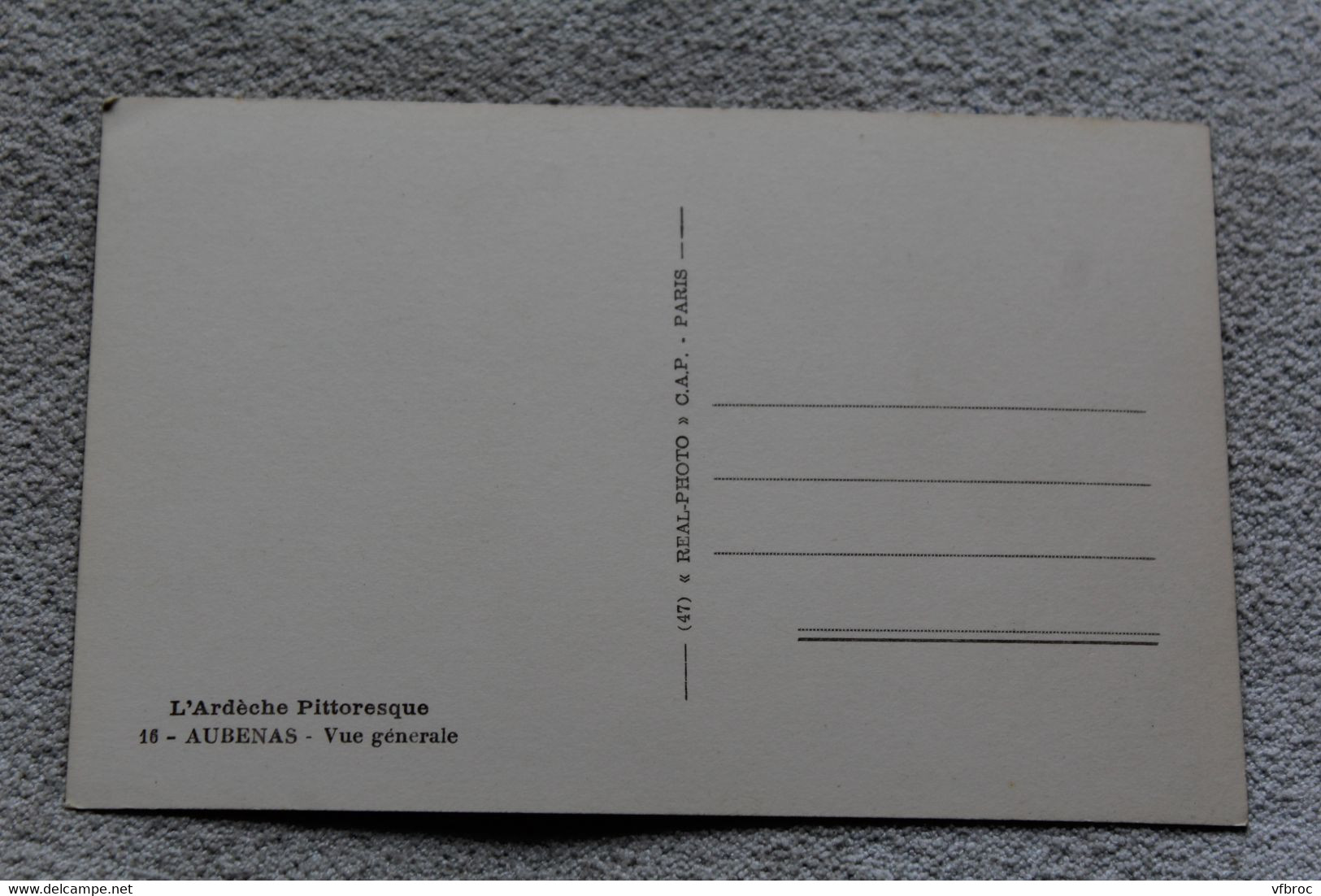 H965, Cpsm, Aubenas, Vue Générale, Ardèche 07 - Aubenas