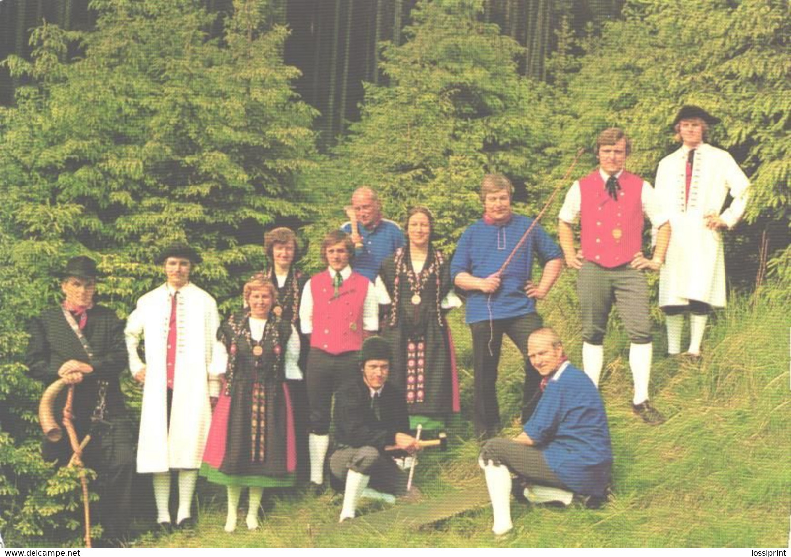 Germany:Harz, National Costumes - Europe