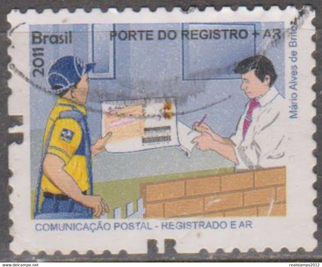 Brasil - 2011 - Comunicação Postal-Registrado E Ar  - Porte Do Registro + Ar  (o)  RHM Nº - Used Stamps