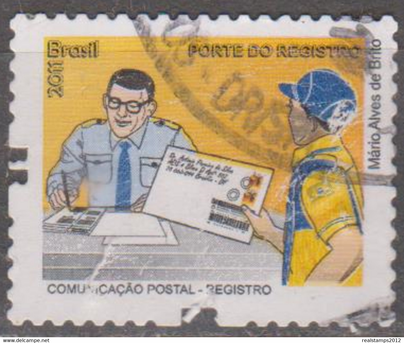 Brasil - 2011 - Comunicação Postal-Registrado   - Porte Do Registro   (o)  RHM Nº - Used Stamps