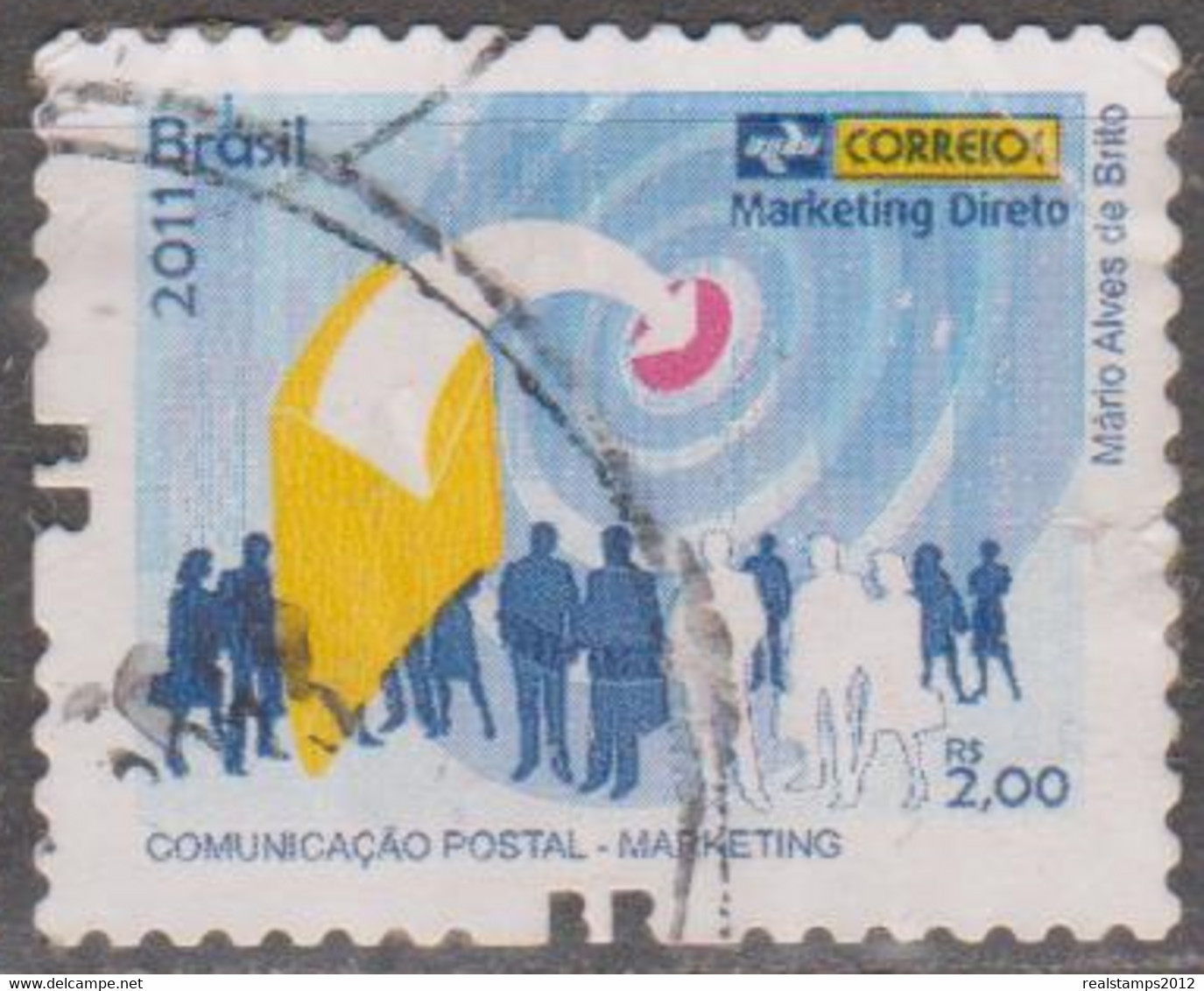 Brasil - 2011 - Comunicação Postal - Marketing   - Marketing Direto  R$ 2,00 (o)  RHM Nº - Oblitérés
