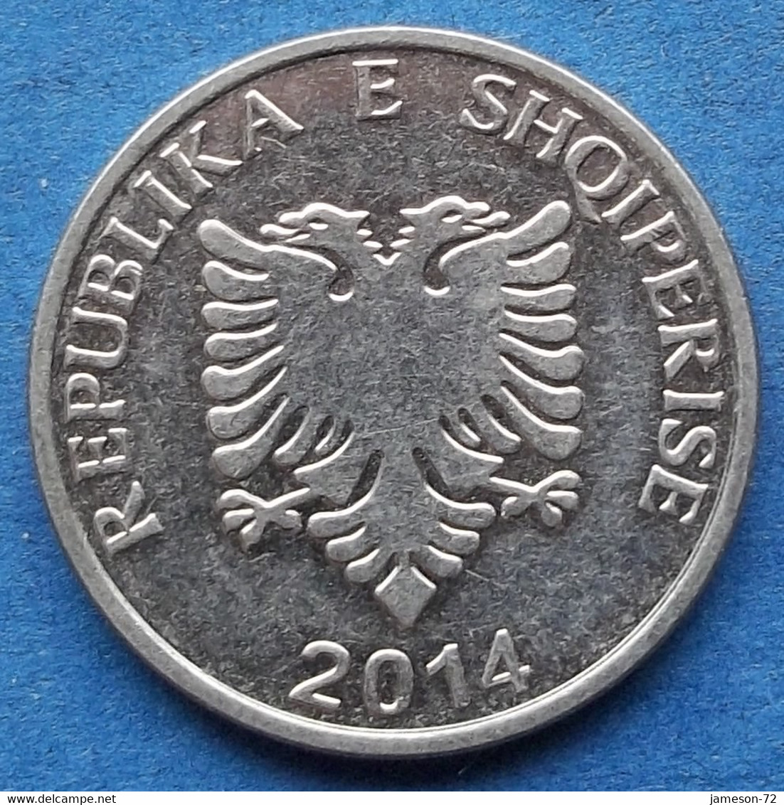 ALBANIA - 5 Leke 2014 "olive Branch" KM# 76 Republic (1996) - Edelweiss Coins - Albania