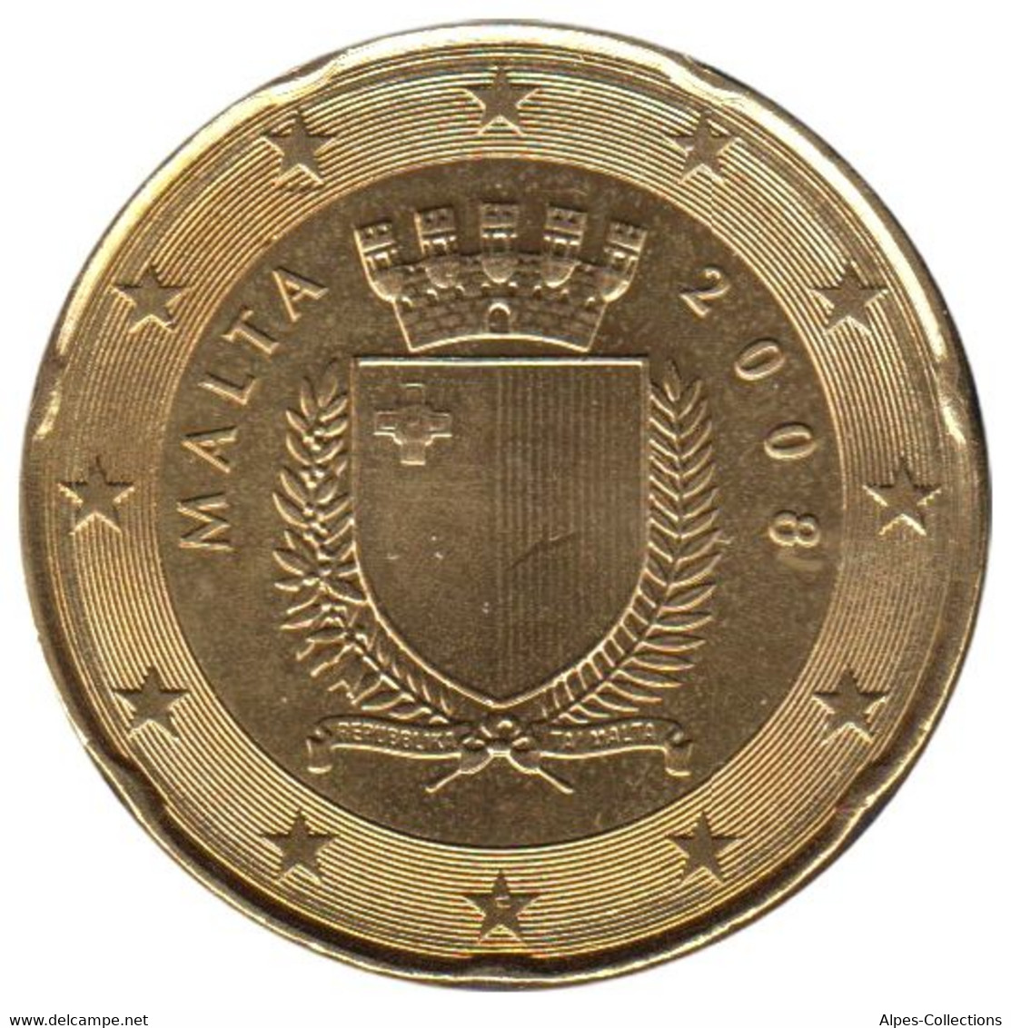 MA02008.1 - MALTE - 20 Cents - 2008 - Malte