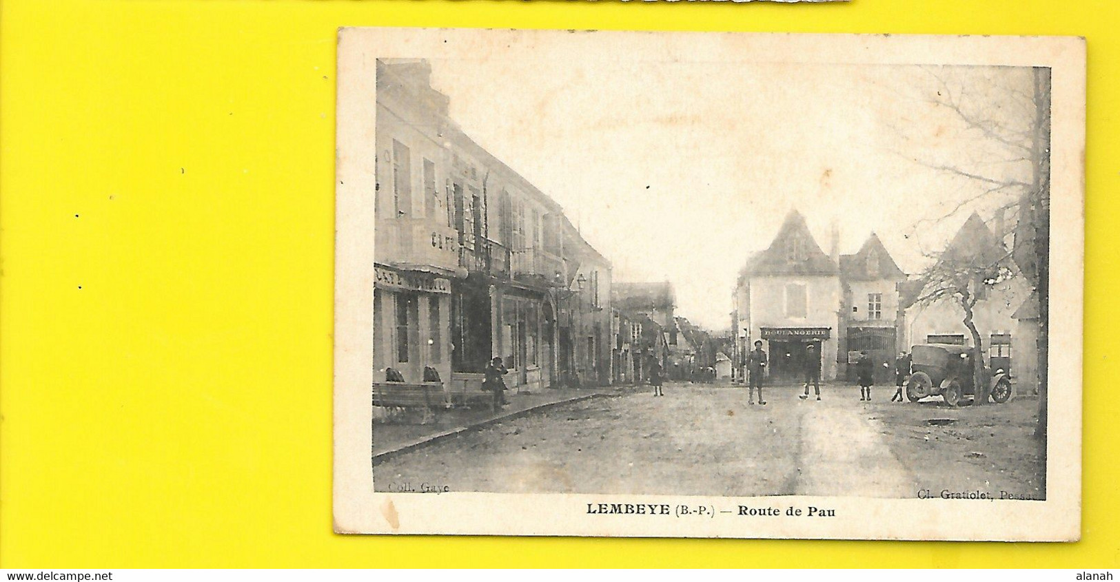 LEMBEYE Rare Boulangerie Café Route De Pau (Gaye Gratiolet) Pyrénées Atlantiques (64) - Lembeye