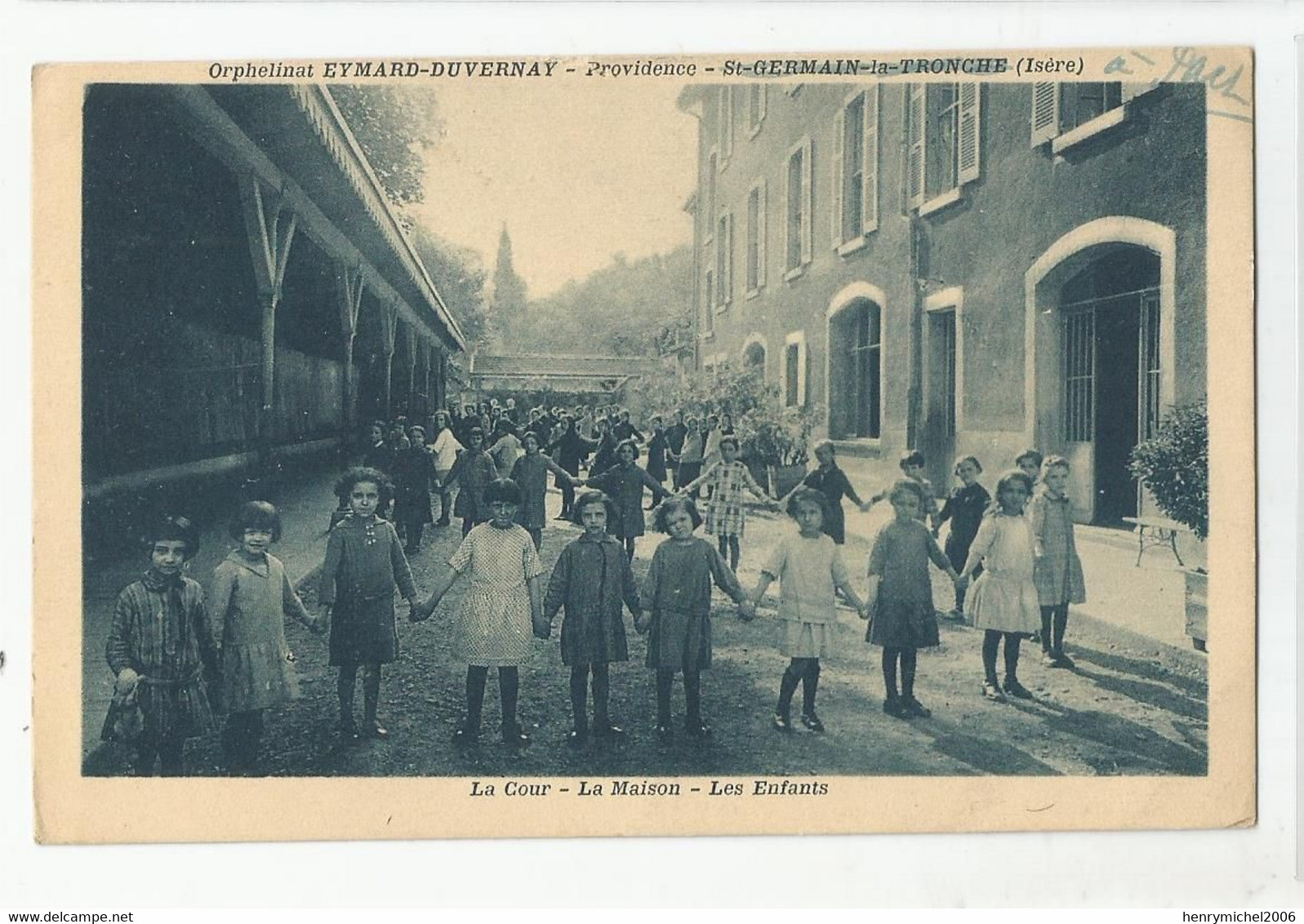 38 Isère La Tronche St Germain Orphelinat Eymard Duvernay La Cour Maison Les Enfants Ed Mollaret Grenoble - La Tronche