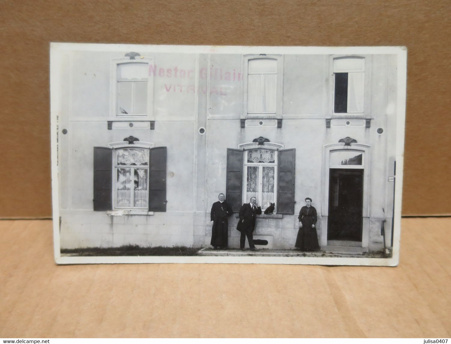 VITRIVAL (Belgique) Carte Photo Façade D'une Habitation Animation - Altri & Non Classificati