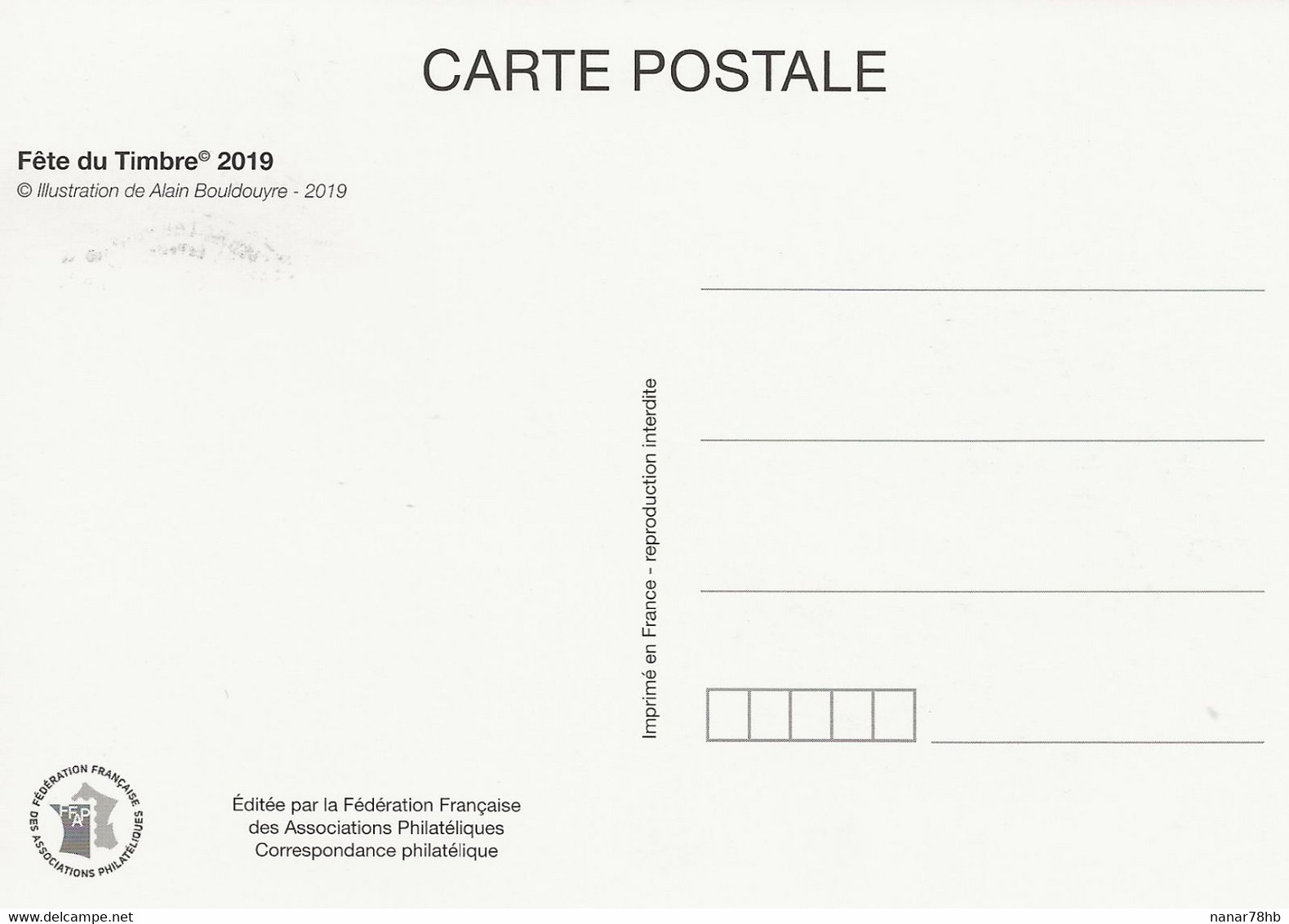 FDC 2019 Pour La Fête Du Timbre Les Voitures De Style Sur Carte Postale (voiture, Automobile) - 2010-2019