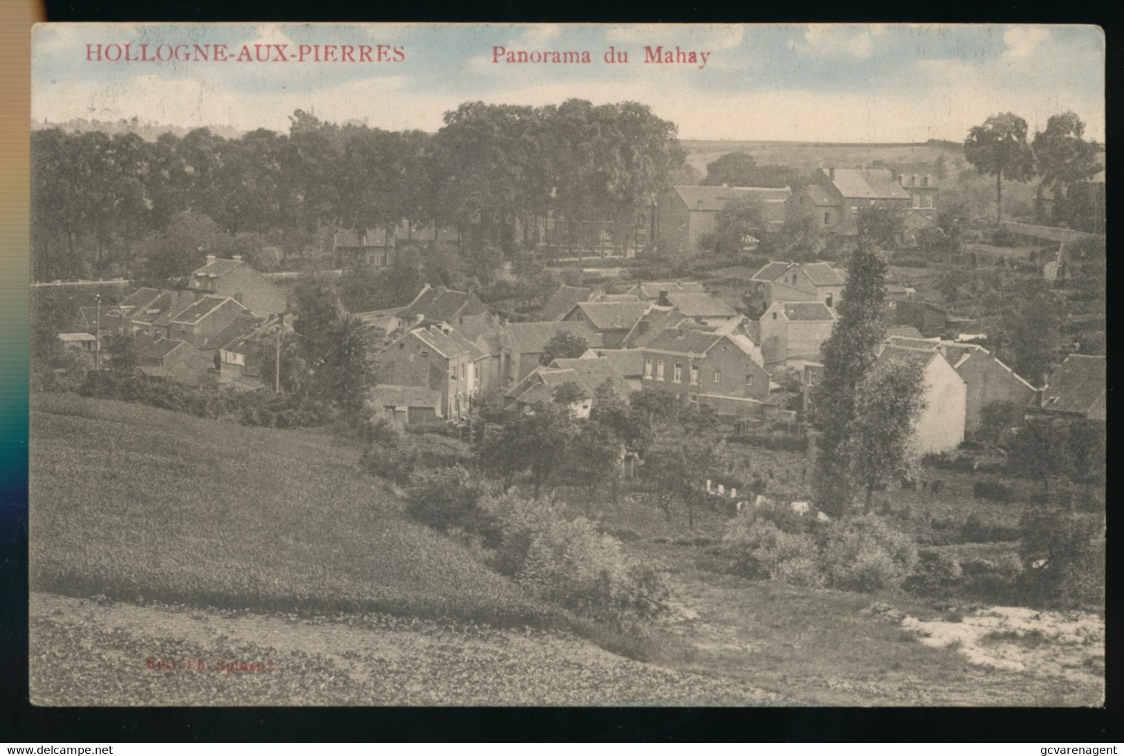 HOLLOGNE AUX PIERRES  PANORAMA DU MAHAY    2 SCANS - Grâce-Hollogne