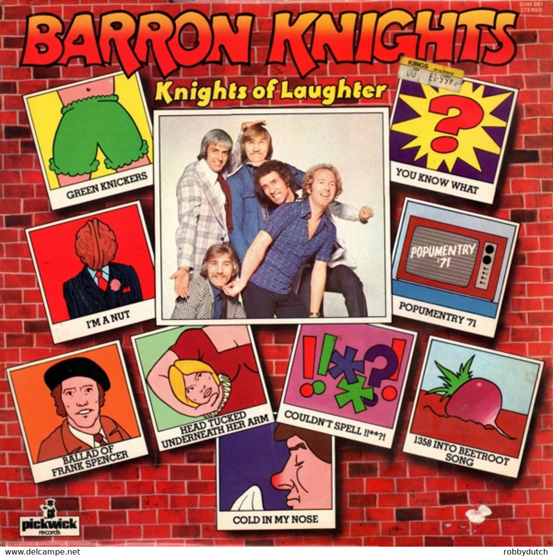 * LP *  THE BARRON KNIGHTS - KNIGHTS OF LAUGHTER - Comiques, Cabaret