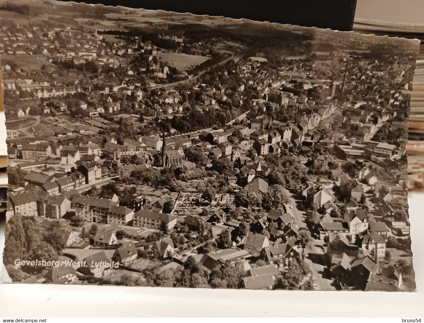 Cartolina  GEVELSBERG Luftbild 1960 - Gevelsberg