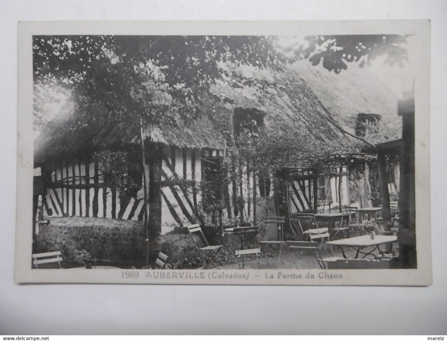 AUBERVILLE La Ferme Du Chaos - Carte Postale Ancienne CPA 14 CALVADOS - Otros & Sin Clasificación