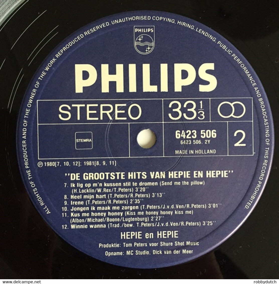 * LP * DE GROOTSTE HITS VAN HEPIE & HEPIE (Holland 1981) - Andere - Nederlandstalig