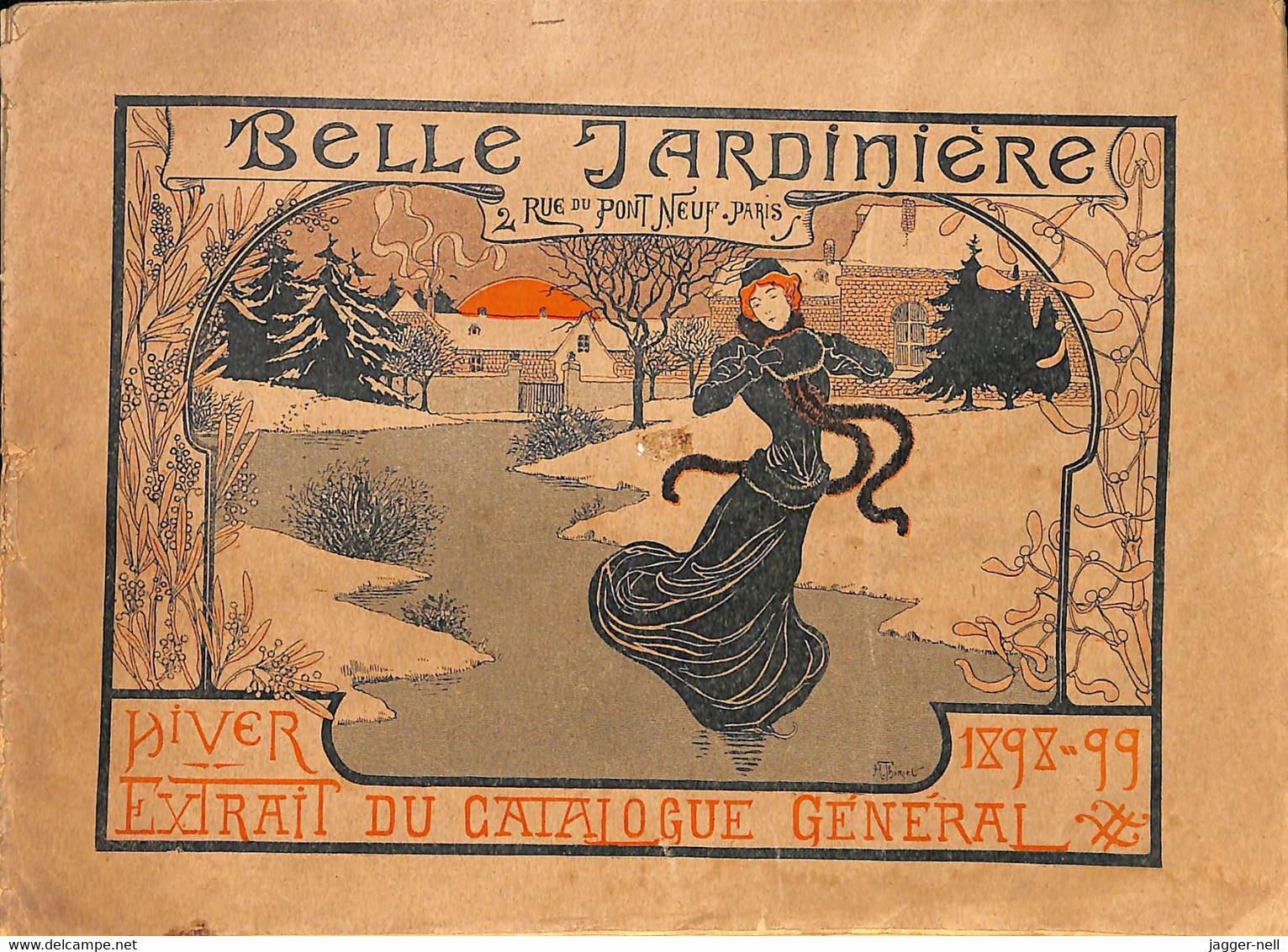 Lot De Deux Catalogues BELLE JARDINIÈRE - Hiver 1898-1899 Et 1899-1900 - En L'état Voir Scans - Kleding & Textiel