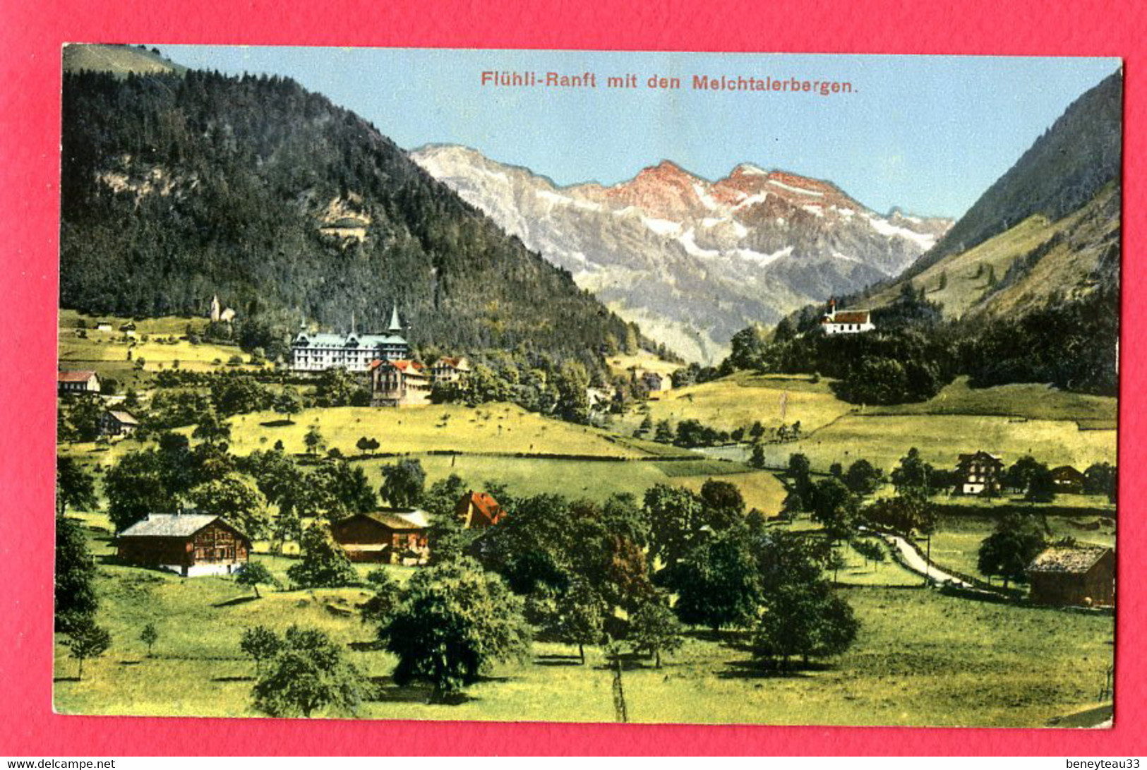 CPA (Réf : CC708) FLÜHLI-RANFI Mit Den Melchtalerbergen (SUISSE) - Flühli