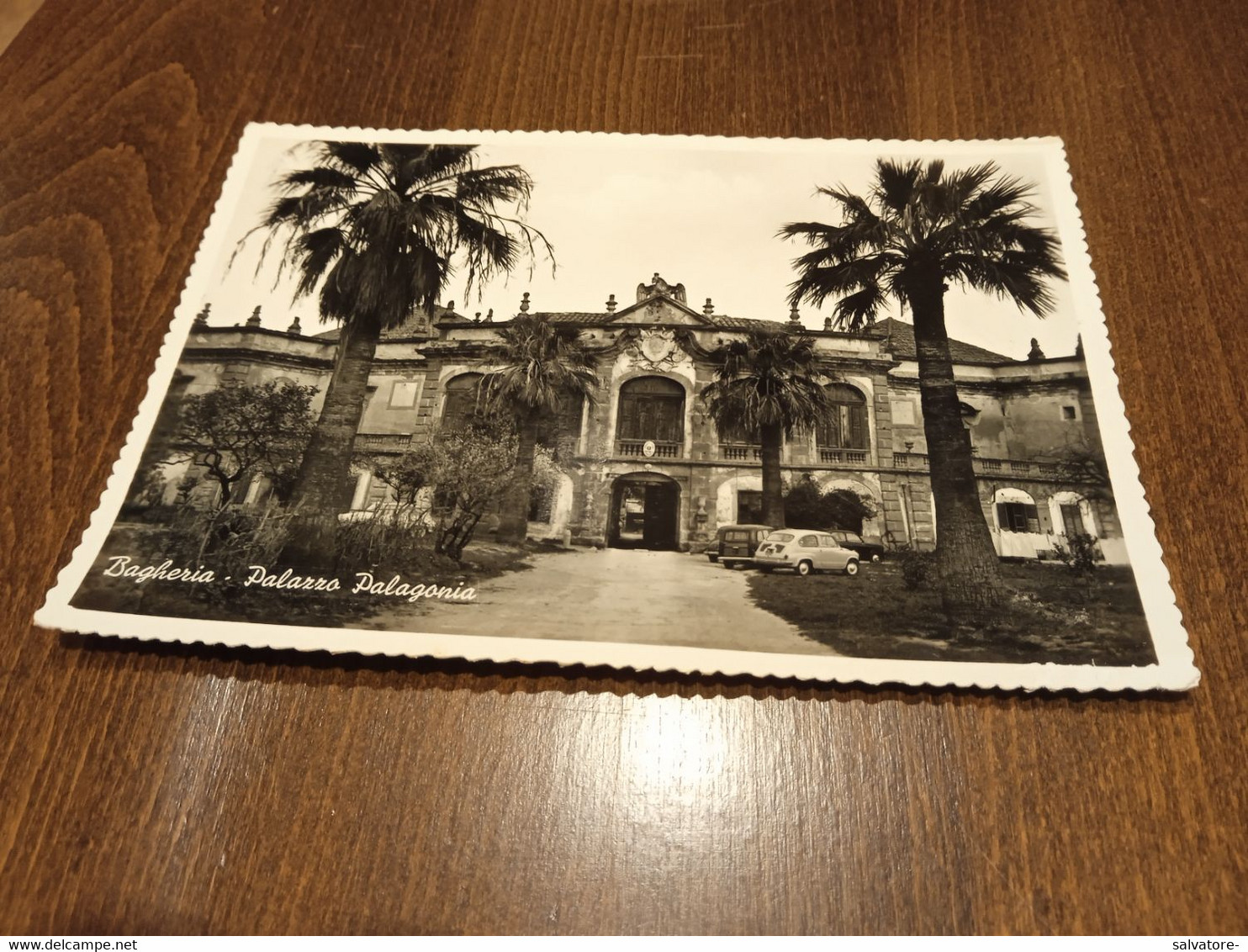 CARTOLINA BAGHERIA PALAZZO PALAGONIA-VIAGGIATA 1962 - Bagheria