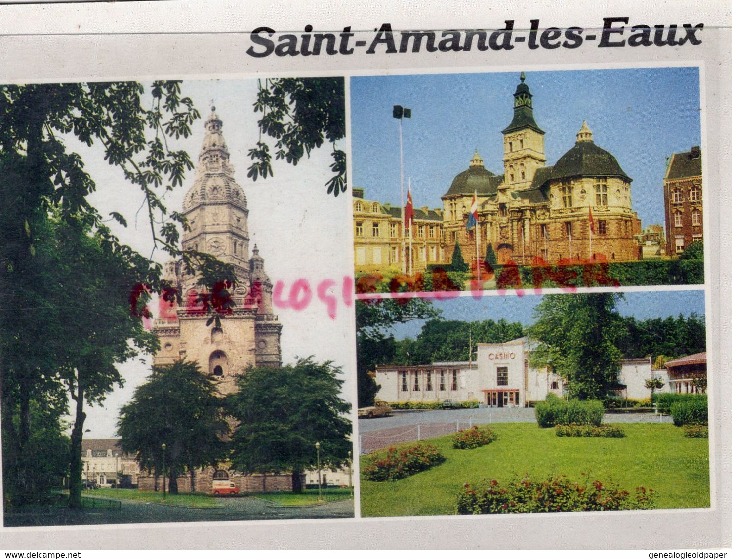 59 - ST SAINT AMAND LES EAUX - LA TOUR DE L' ANCIENNE BBAYE - LE PRIEURE - LE CASINO - Saint Amand Les Eaux