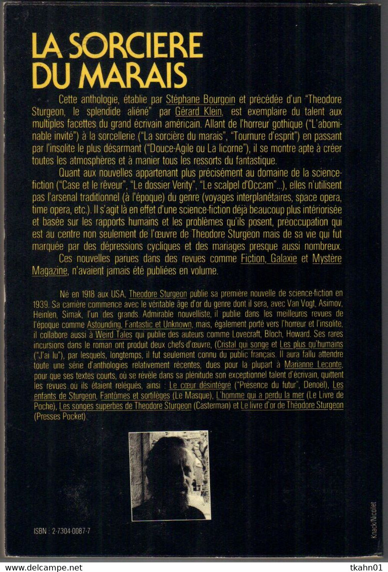 NEO N ° 25 " LA SORCIERE DU MARAIS " STURGEON  DE  1981 - Neo
