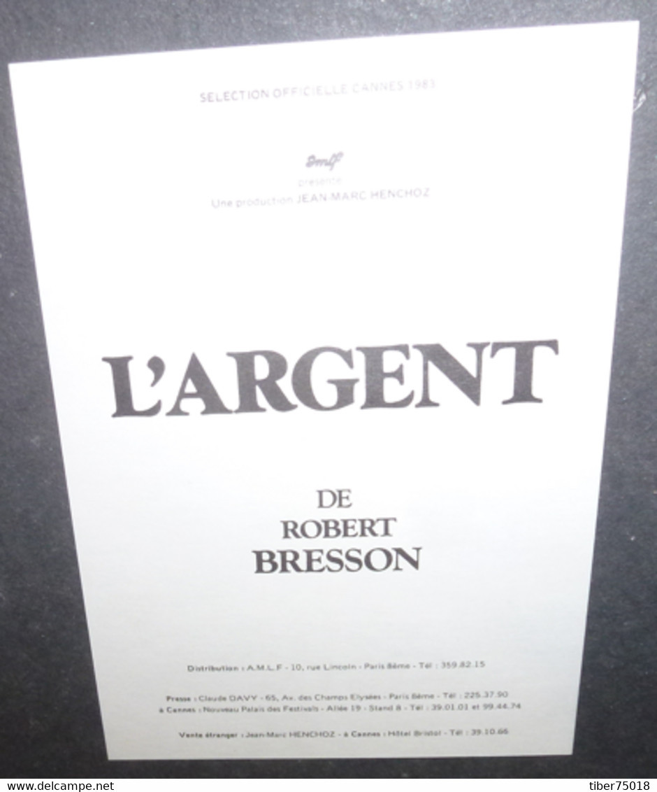 Carte Postale : L'Argent De Robert Bresson - Illustration Savignac (cinéma - Film - Affiche) - Savignac