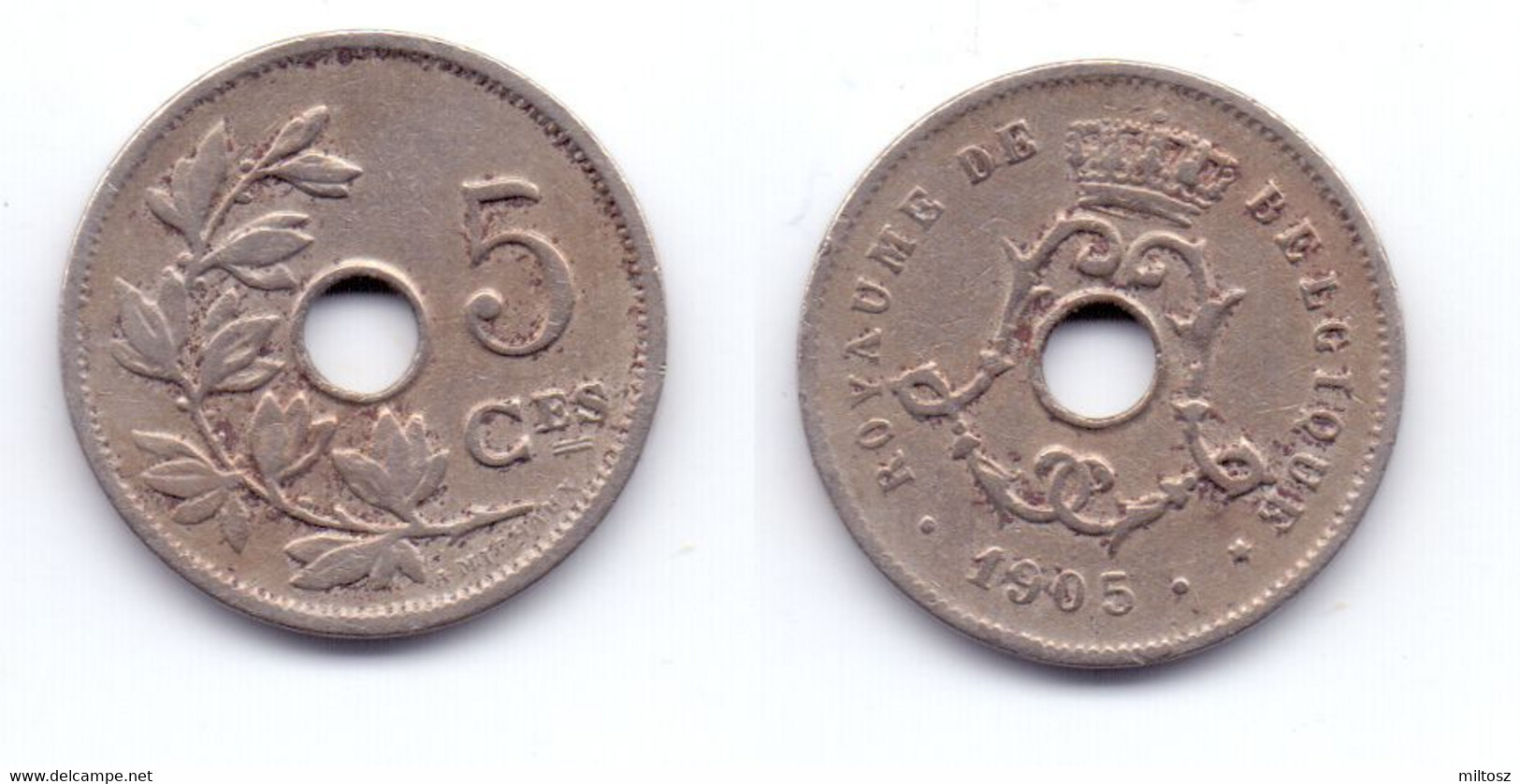 Belgium 5 Centimes 1905 (legend In French) - 5 Cents