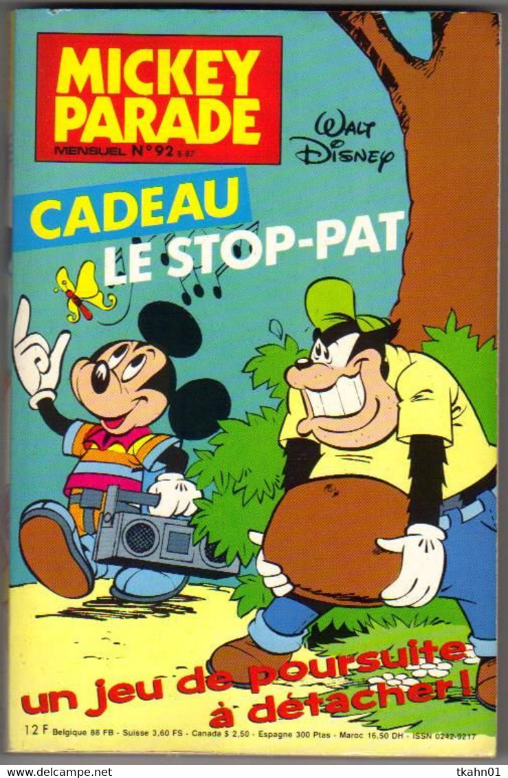 MICKEY-PARADE N° 92 AVEC LE CADEAU - Mickey Parade