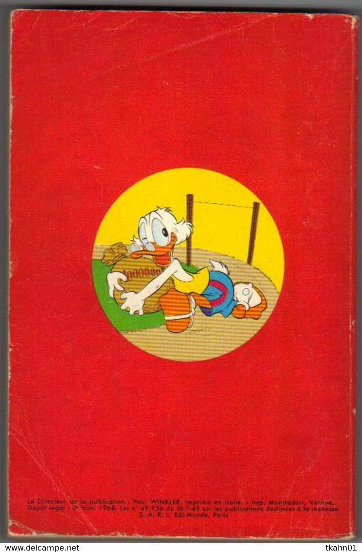 MICKEY-PARADE N° 847-BIS " ONCLE PICSOU OLYMPIQUE " LE PLUS RARE EN TBE - Mickey Parade