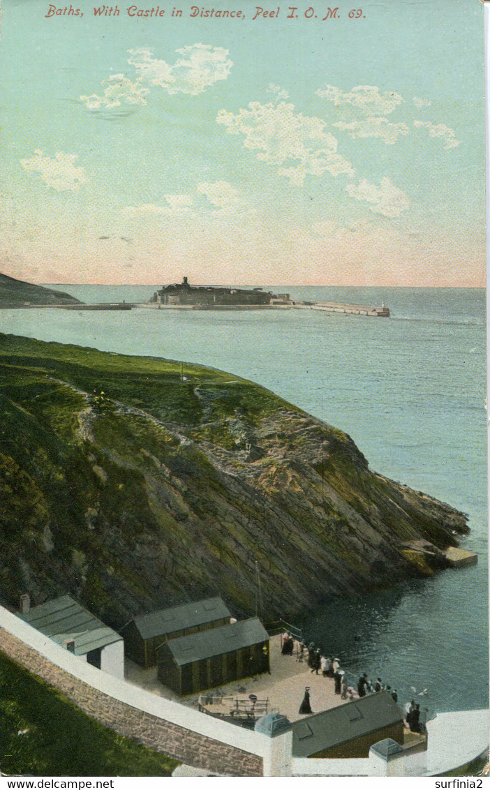 IOM - PEEL, BATHS WITH CASTLE IN DISTANCE Iom541 - Isle Of Man