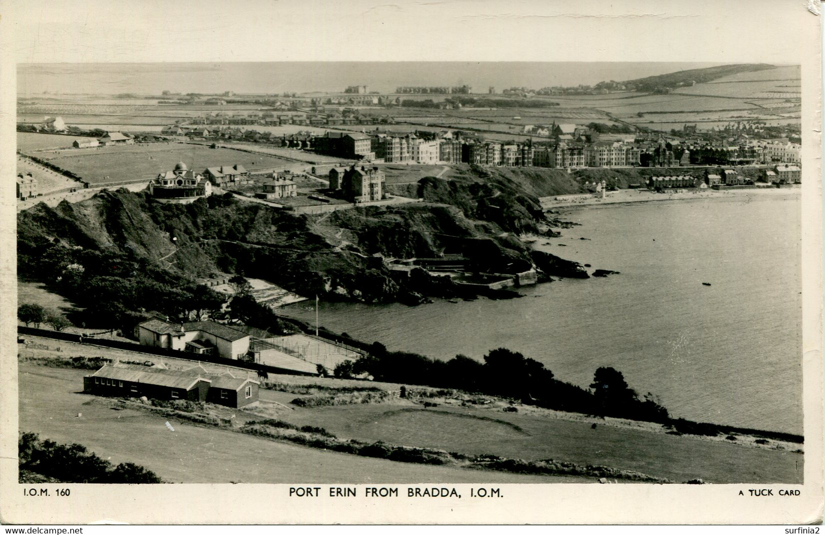 IOM - PORT ERIN FROM BRADDA RP Iom518 - Isle Of Man