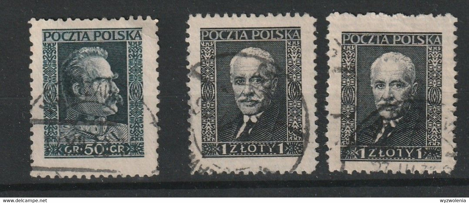 E 437) Polen 1928 Mi# 257, 258 (2): Marschall Pilsudski, Moscicki - Other & Unclassified