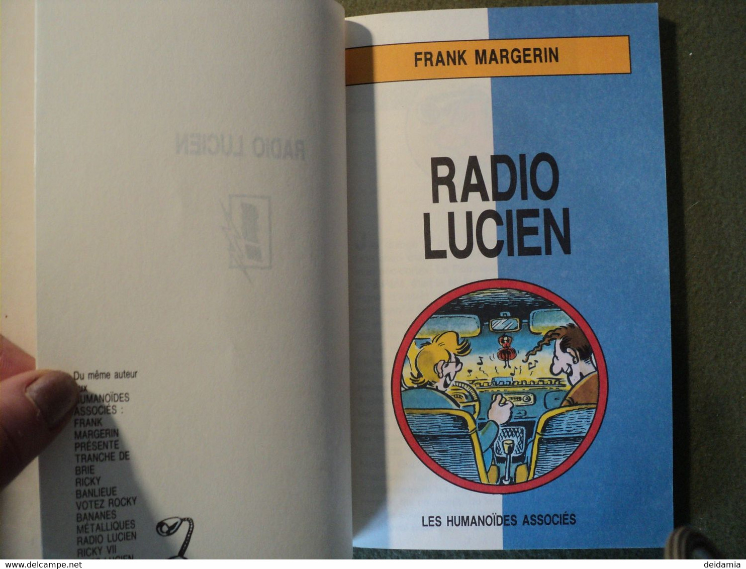 LUCIEN TOME 1. REEDITION DE 1987 FORMAT POCHE. RADIO LUCIEN PAR FRANK MARGERIN LIVRE DE POCHE - Lucien