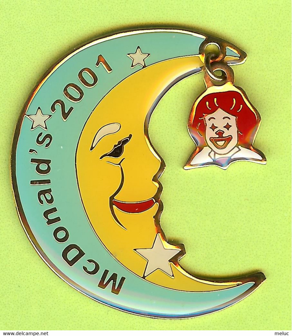 Pin's Mac Do McDonald's 2001 Ronald Lune - 3L04 - McDonald's