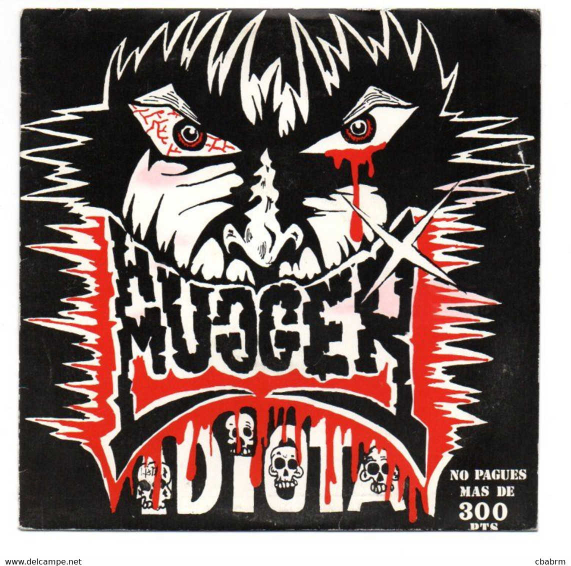 EP 45 TOURS HUGGER MUGGER IDIOTA 1993 ESPAGNE Avec Insert - Punk